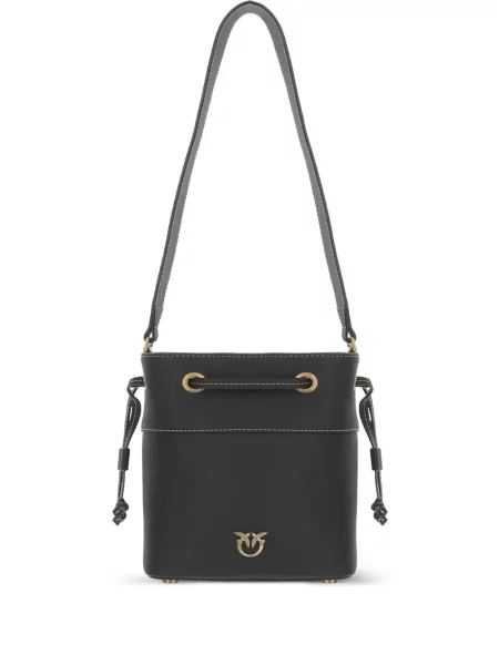 Geanta de piele Pinko din piele negru