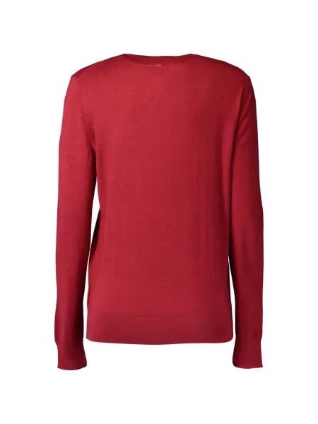 Lung tricou Michael Kors Collection cu decolteu rotund cu volane negru