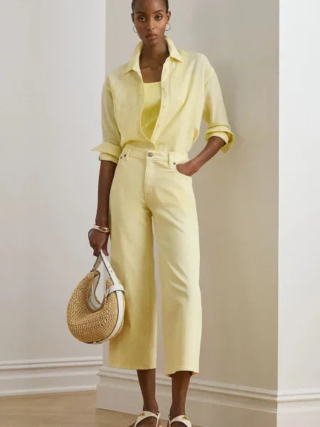 Льняная рубашка Lauren Ralph Lauren