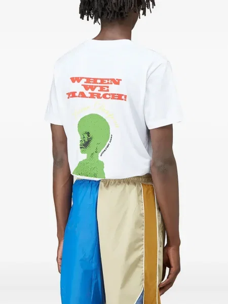 Tricou Ahluwalia cu imagine alb