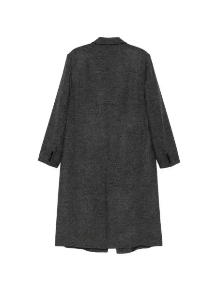 Palton Sunflower cu model herringbone gri