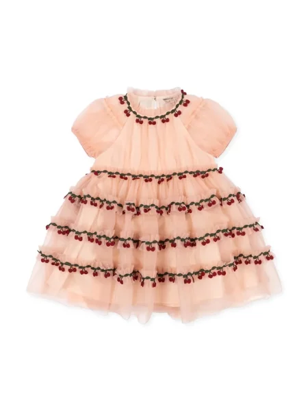 Konges Sløjd šaty babydoll JOELLE DRESS ružová