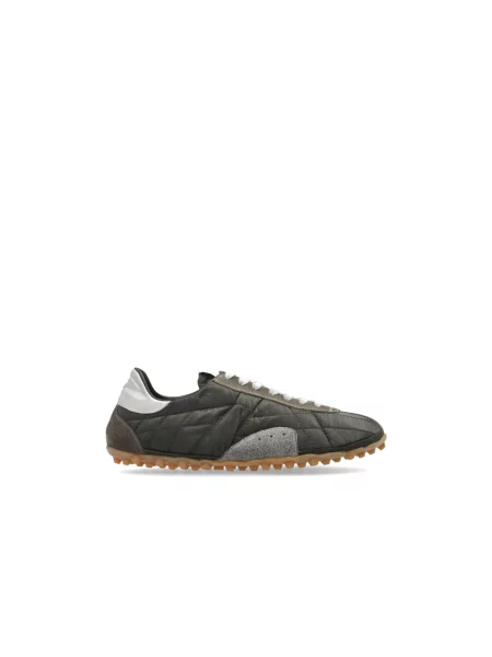 Lniane sneakersy Maison Margiela zielone