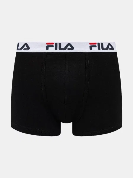 Fila priliehavé boxerky s bavlnou čierna