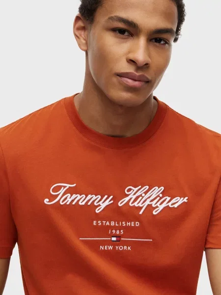 Футболка Tommy Hilfiger помаранчева