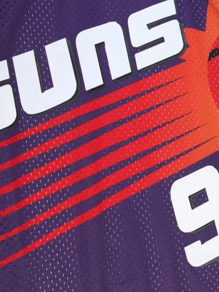 Cămașă Mitchell & Ness din jerseu violet