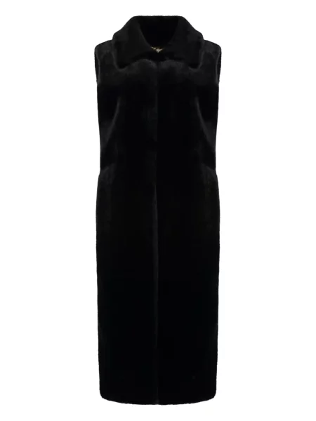 Futro Bb Couture bez rękawów czarne