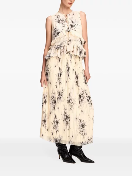 Bluză Cinq A Sept cu model floral cu imagine