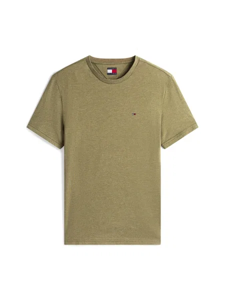 Tommy Jeans Tricou JASPE oliv verde