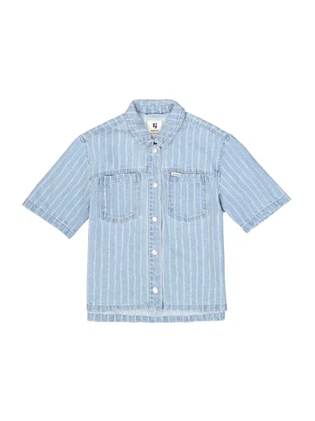 GARCIA Prechodná bunda denim modrá