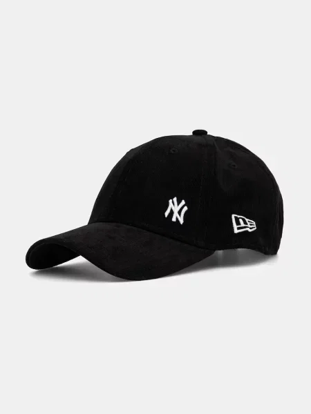 Шапка New Era New York Yankees Cord Flawless Cap Black/ White Universal черно