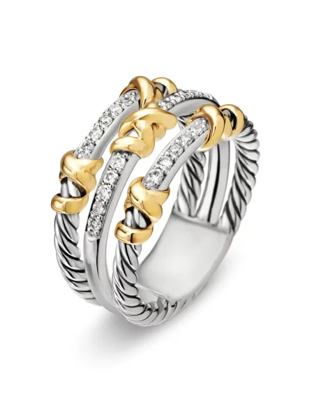 Pierścionek David Yurman żółty