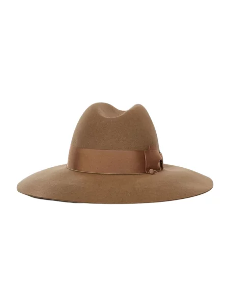Czapka Borsalino wełniana brązowa