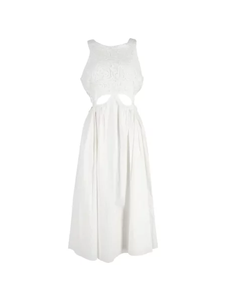 Rochie Self-portrait din dantelă de costum alb