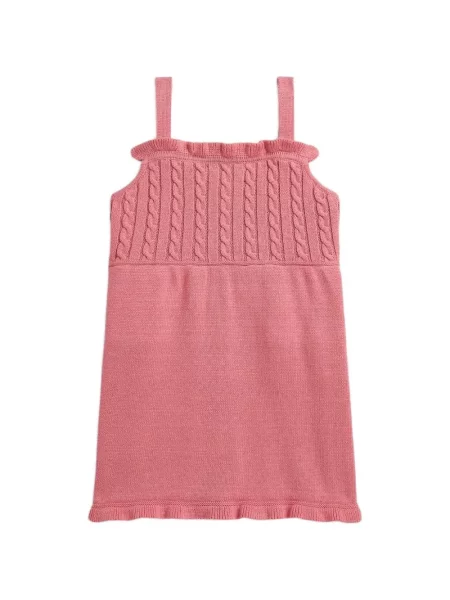 Sukienka dziecięca Polo Ralph Lauren różowa