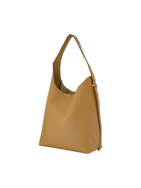 Torebka hobo Tory Burch skórzana brązowa