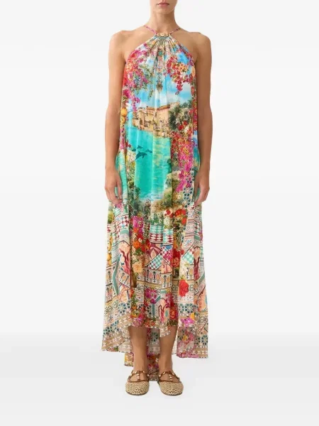 Rochie maxi Camilla albastru