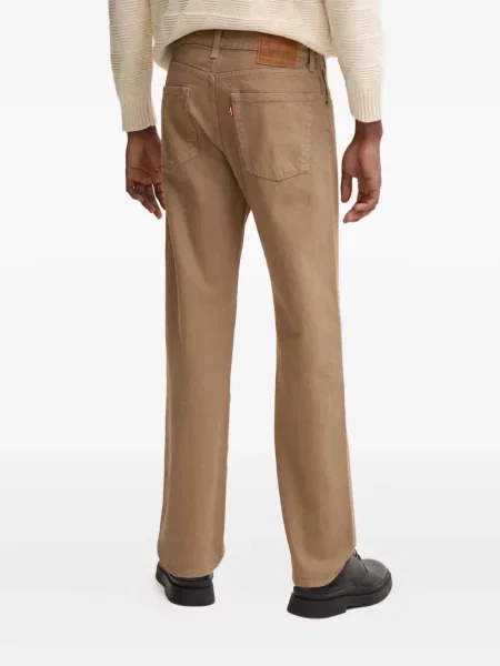 Blugi drepți Levi's® zdrențuiți negru