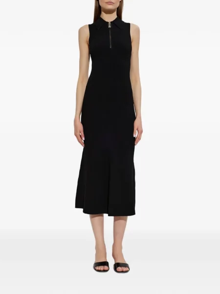Rochie midi Victoria Beckham de costum negru