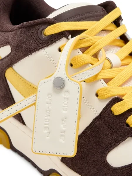 Sneakerși Off-white business alb