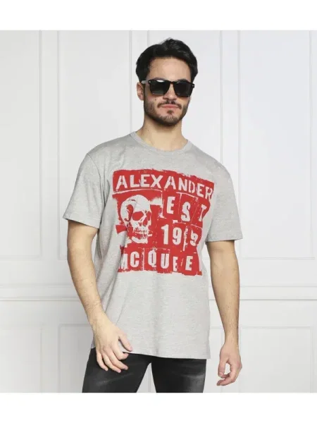 Alexander McQueen Tricou gri