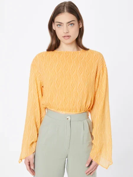 Gina Tricot Blúz Alejandra narancs / világos narancs