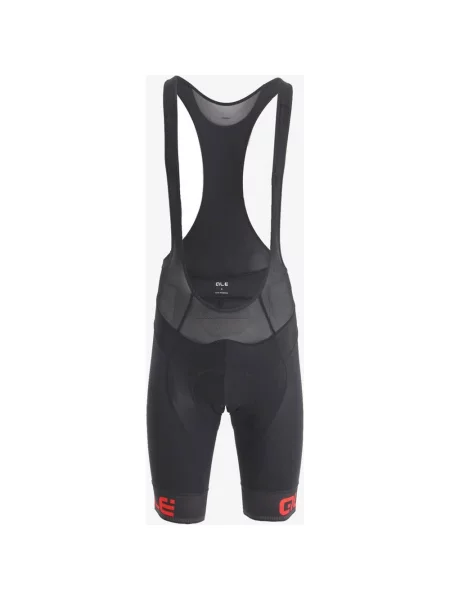 Spodenki na szelkach Alé Solid CorsaLimited Edition czarno-czerwone XS czarne