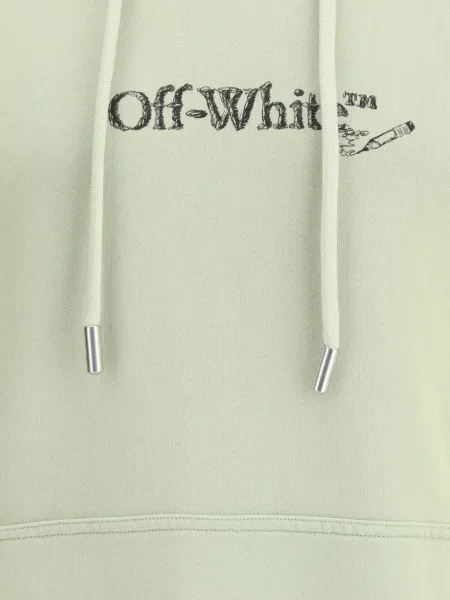 Hanorac cu glugă Off-white alb