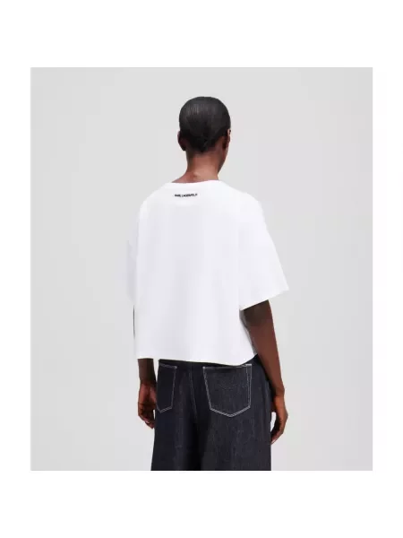 Karl Lagerfeld t-shirt beżowy