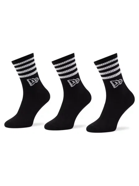 NEW ERA Nogavice črna bela