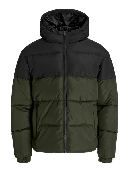 JACK & JONES Geacă de iarnă JJMAZE oliv negru
