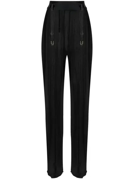 Pantaloni Maison Close cu imagine transparente negru