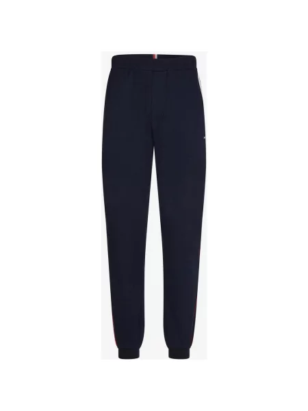 Długie spodnie Tommy Hilfiger Trim Desert niebieski-biało-czerwone S czerwone