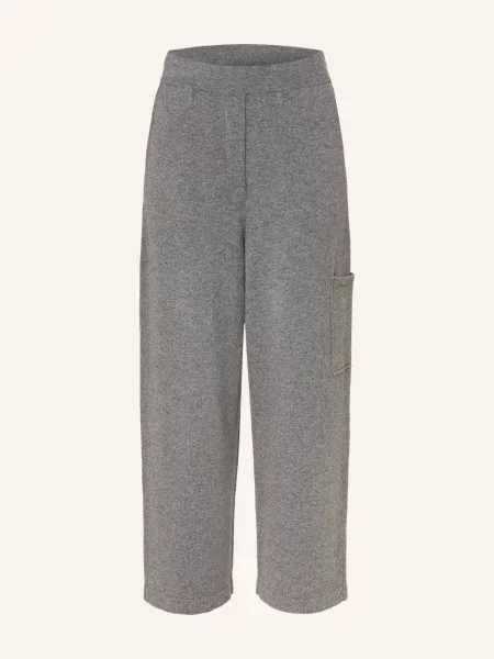 Pletené pletené culottes Luisa Cerano šedé