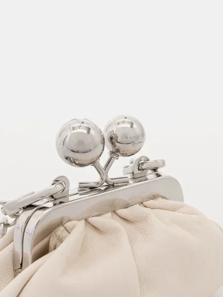 Шкіряна сумочка Weekend Max Mara DIOMEDE бежевий