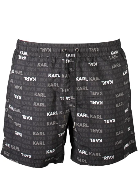 Chiloți Karl Lagerfeld Beachwear negru