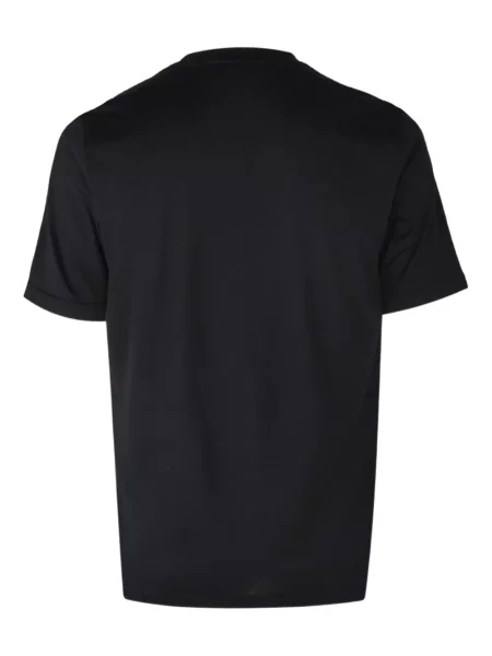 Tricou Lardini cu decolteu în U negru