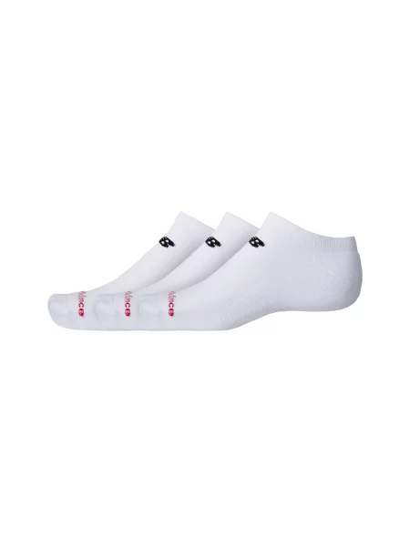 New Balance Everyday No Show 3 Pack White Wt Unisex Skarpetki New Balance Size: S biały