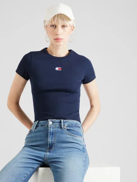 Tričko Tommy Jeans modrá