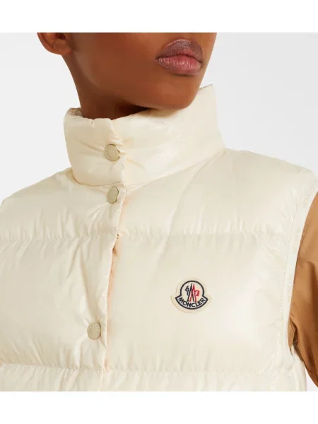 Vestă din puf Moncler alb