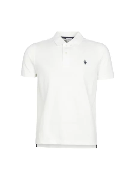 Koszulka polo U.s Polo Assn. z krótkim rękawem biała