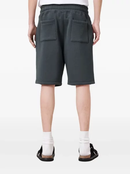 Pantaloni scurți Allsaints cu broderie albastru