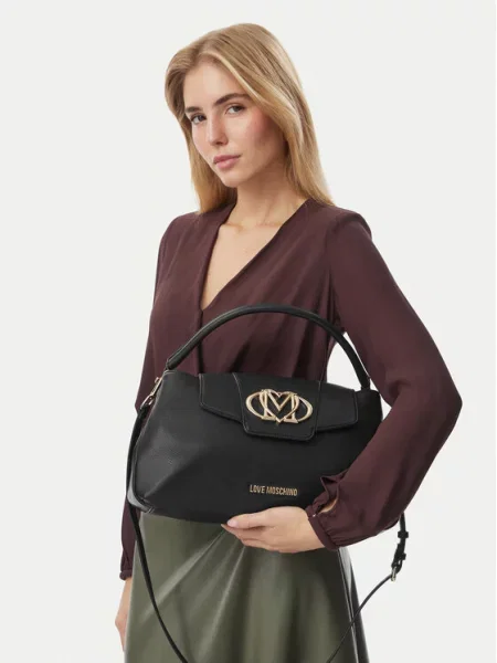 LOVE MOSCHINO Rankinė juoda
