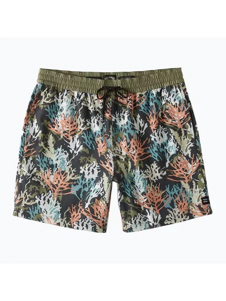 Мъжки шорти за плуване Billabong Coral Garden Layback multicolor зелено