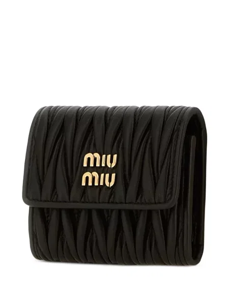 Portofel Miu Miu din piele negru