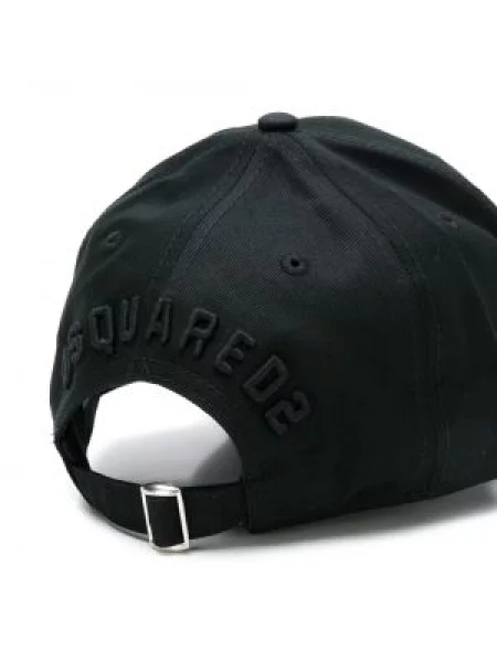 Kšiltovka Dsquared2 s výšivkou černá