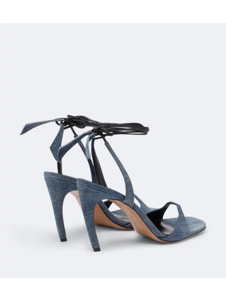 Sandale The Attico slingback albastru