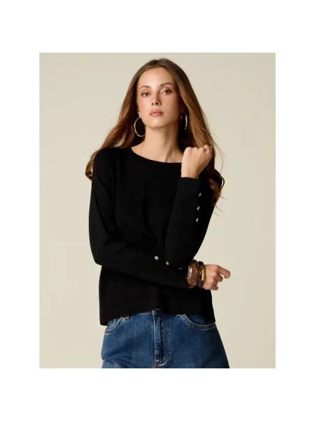 Sweter Oltre czarny