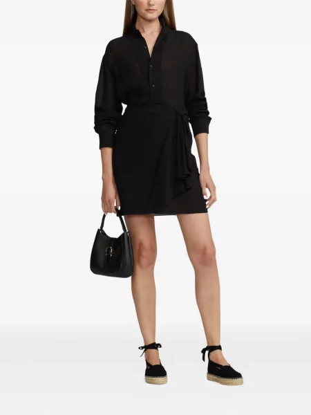 Cămașă Ralph Lauren Collection lungă negru