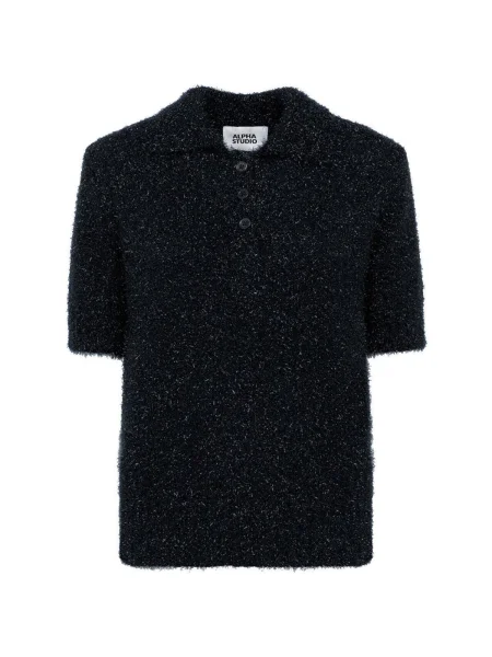 Polokošeľa Alpha Studio modrá